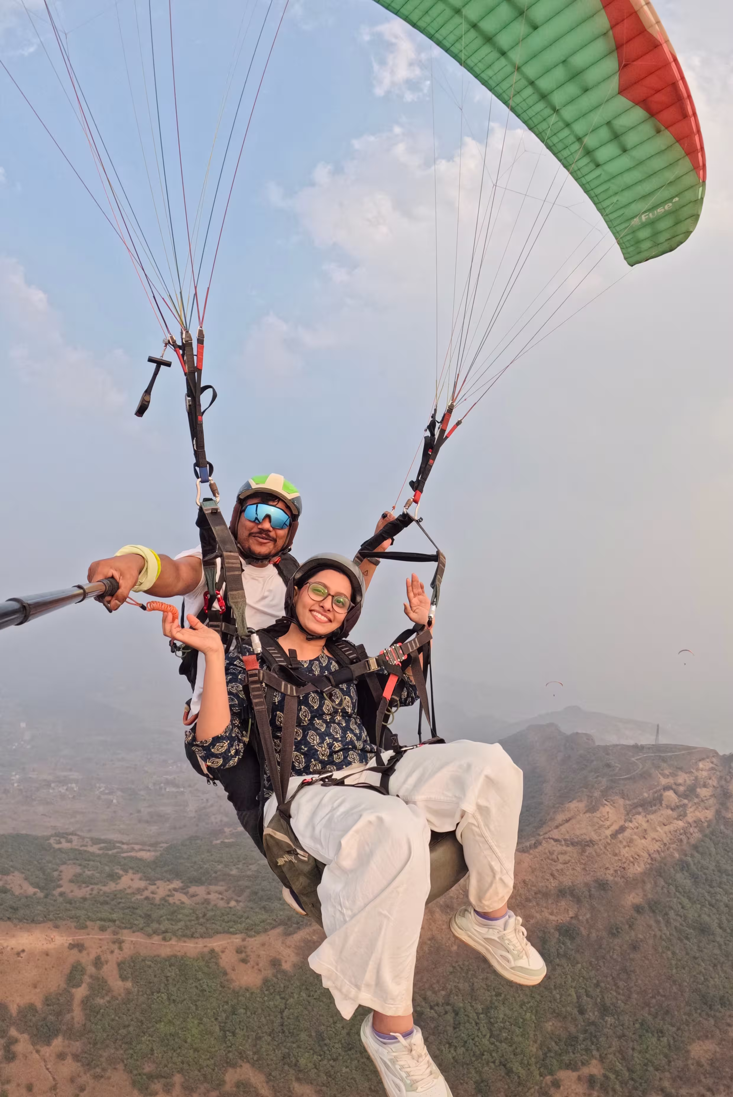 Tandem flight near Pune